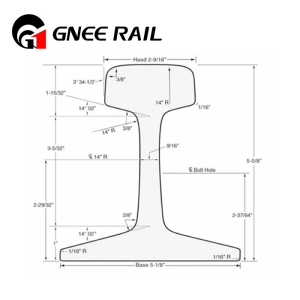 90 LBS Rail Drawing