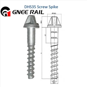 DHS35 Railway Screw Spike