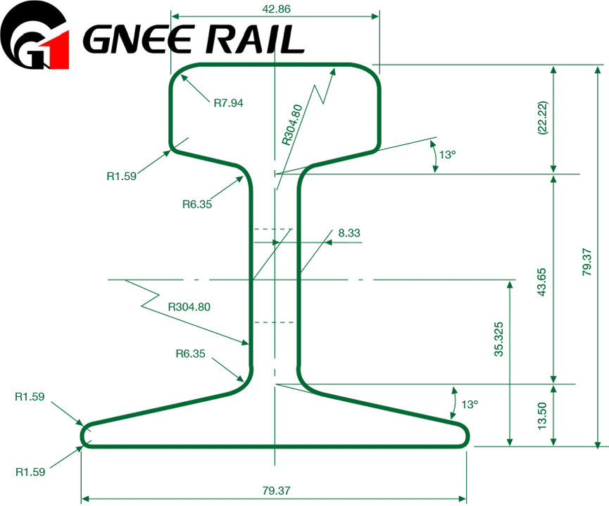 Janpanese Standard JIS 15KG Rail