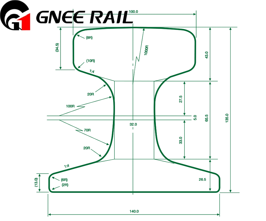 Janpanese Standard  CR73 Rail