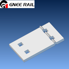 Single Shoulder Tie Plate for Railway