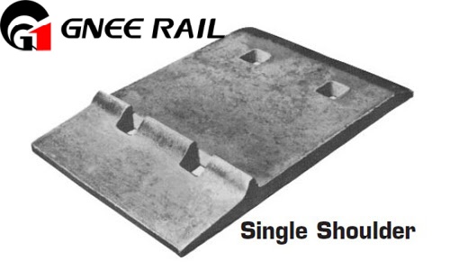 Single Shoulder Tie Plate for Railway