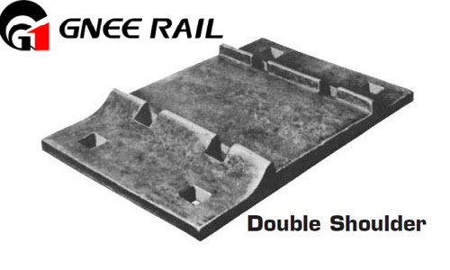 Double Shoulder Railway Tie Plate