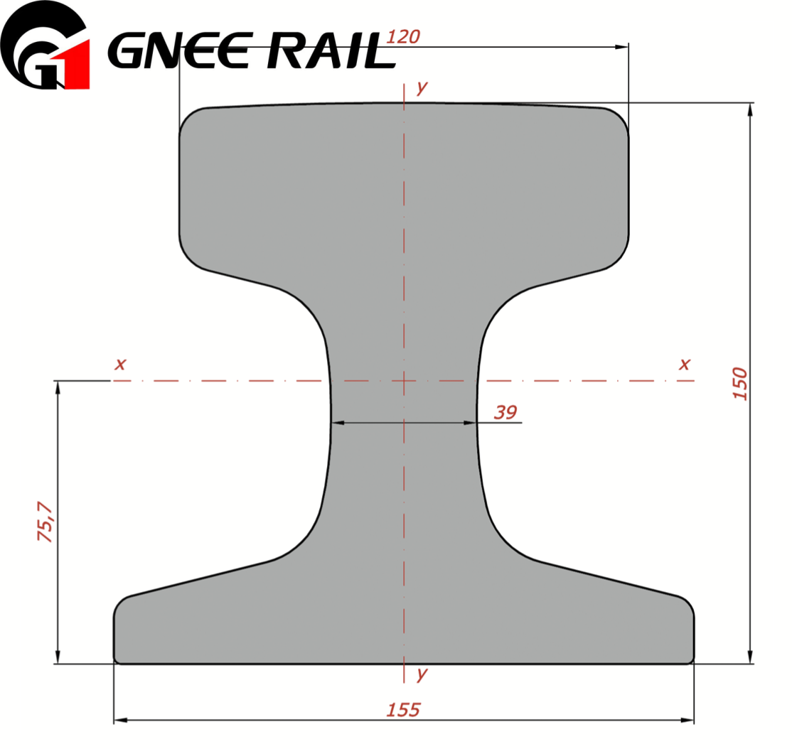 Japanese Standard CR100 Rail