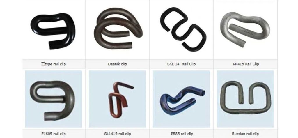 Engineering Clip Types Various Types of Rail Clips for Rail Fasteners - railway fasteners