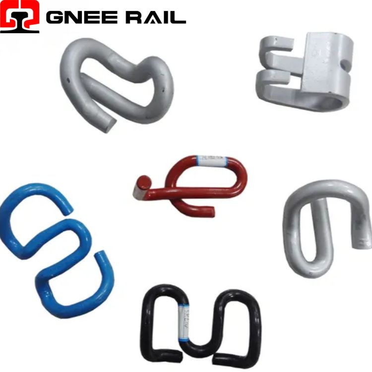 What are the different types of railroad clips?